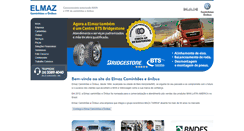 Desktop Screenshot of elmazcaminhoes.com.br