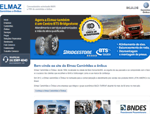Tablet Screenshot of elmazcaminhoes.com.br